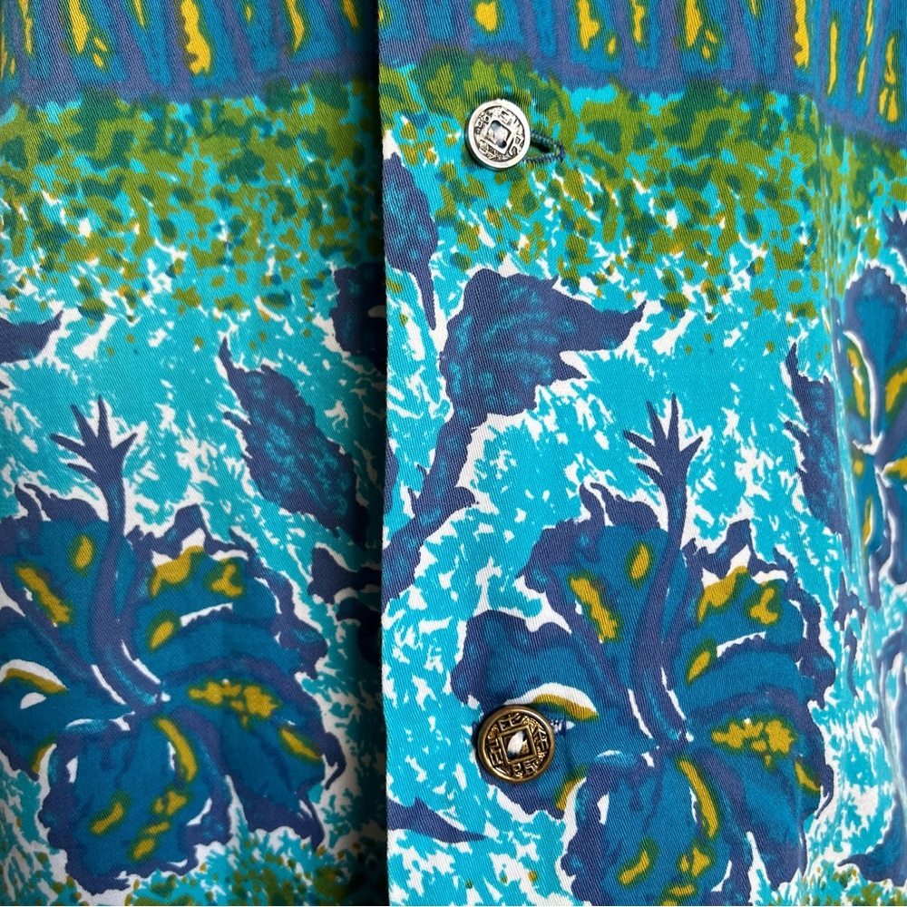 Vintage Andrade Waikiki Hawaiian Aloha Soft Cotton Fits Medium - Picture 3 of 7